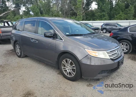 2013 Honda Odyssey Exl из США, поврежденный, VIN 5FNRL5H60DB044186